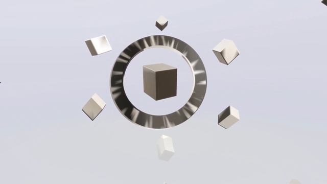 Футаж-анимация 3D: геометрические фигуры: кубы смотреть онлайн