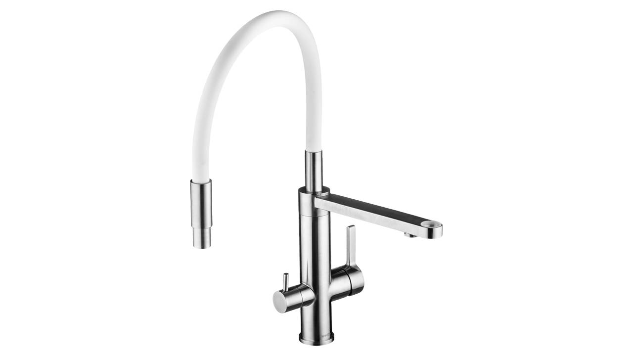 Распаковка кухонного смесителя с каналом для фильтрованной воды Swedbe Selene Plus 8441 смотреть онлайн