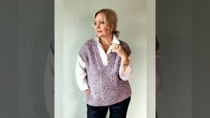 ♥️♥️♥️БЕЗРУКАВКИ СПИЦАМИ!!!!!!♥️♥️♥️