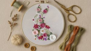 Вышивка гладью для начинающих. Арт. WB: 376435767 Основные техники вышивки гладью.