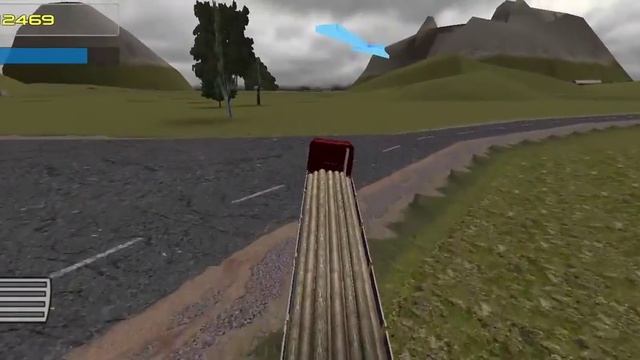 игра симулятор дальнобойщика 3D смотреть онлайн
