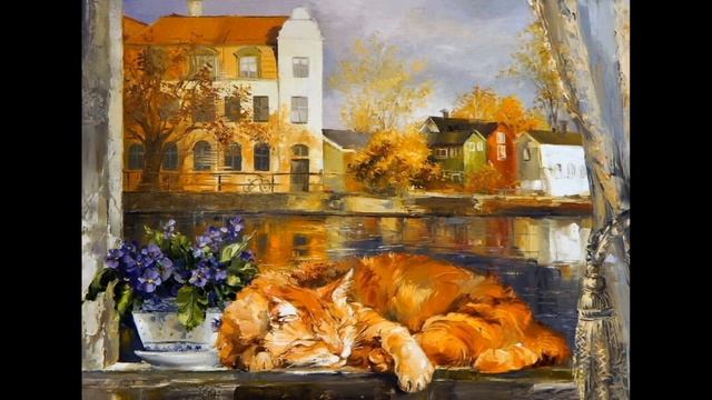 Кошки художника Оксаны Кравченко