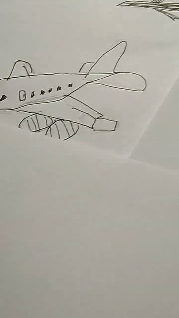 Потипоти я рисунок самолёт✈🥺 смотреть онлайн
