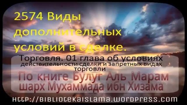2574 Виды дополнительных условий в сделке смотреть онлайн