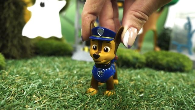 Щенячий патруль и ПРИВИДЕНИЕ - Машины сказки про Хэллоуин - Видео СКАЗКА с игрушками смотреть онлайн