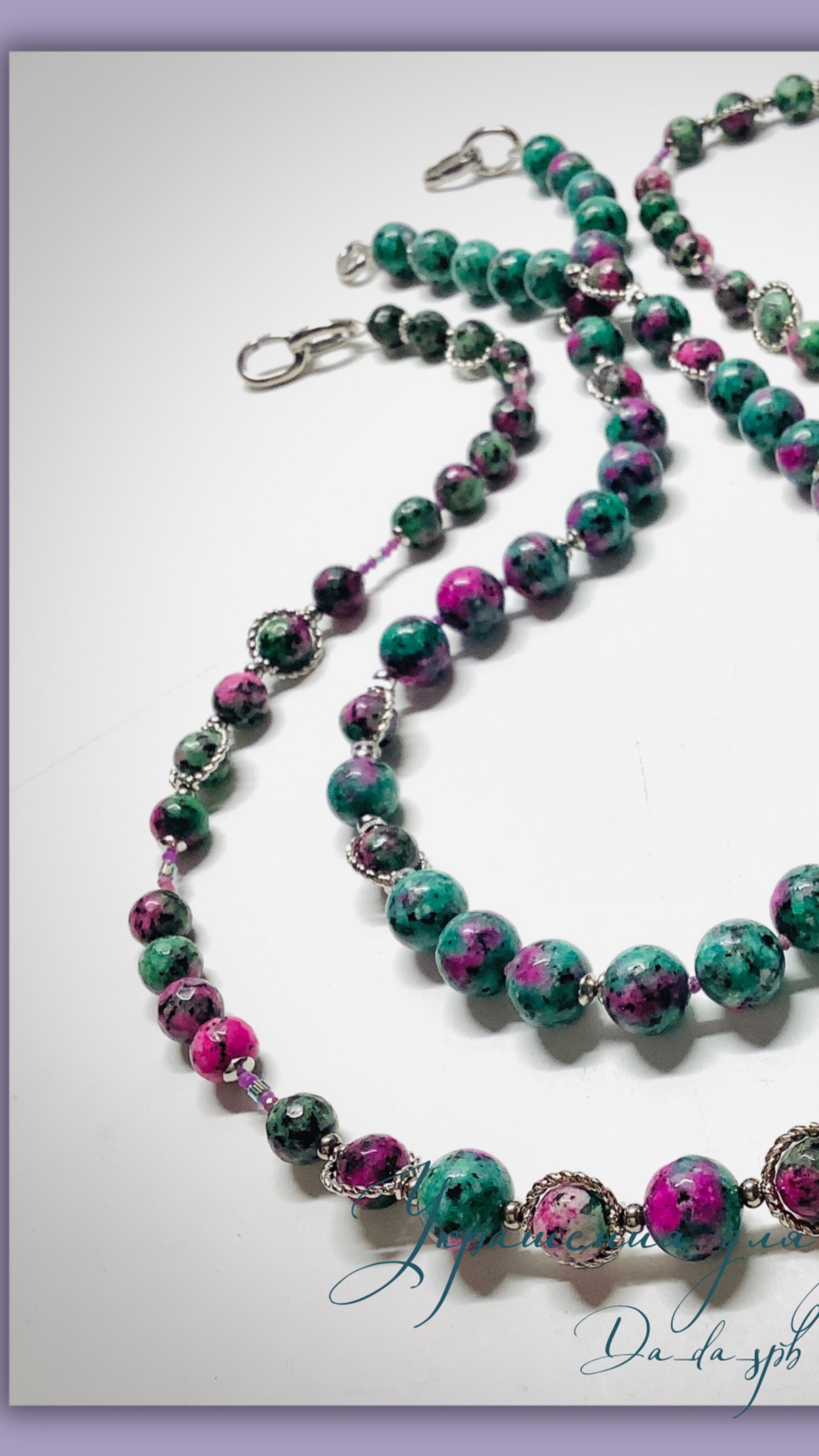 Украшения. Переделка бус из рубина в цоизите смотреть онлайн