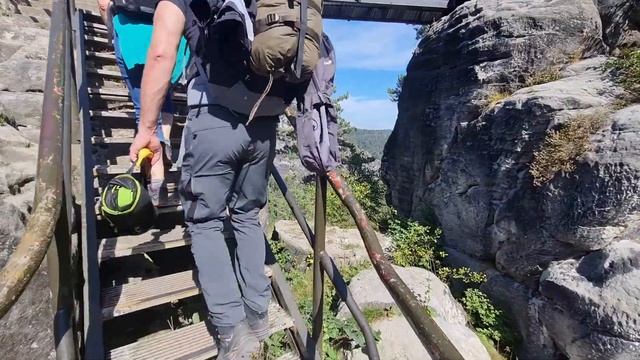 Спонтанная поездка в горы. Саксонская Швейцария и горы Бастай смотреть онлайн