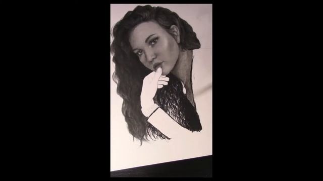 рисую портрет углем смотреть онлайн