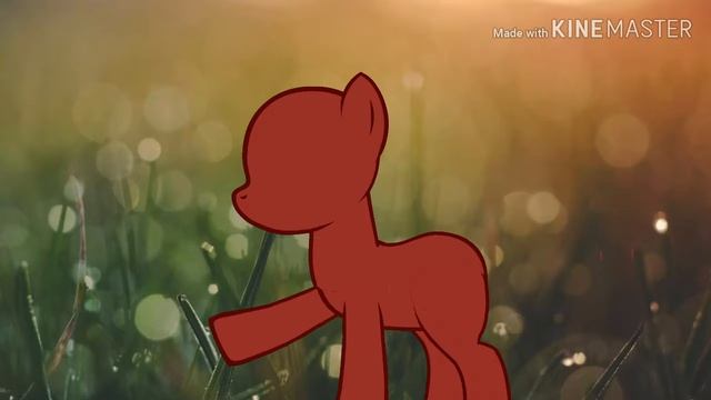 Моя первая анимация пони в KINE MASTER