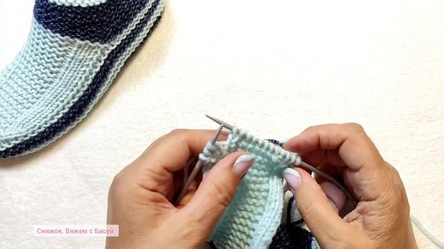 🥇Новинка! Бесшовные следки (unisex)‼️МК ⏩ На двух спица