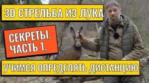 Секреты 3D стрельбы из лука: Часть 1.  измерения дистанции