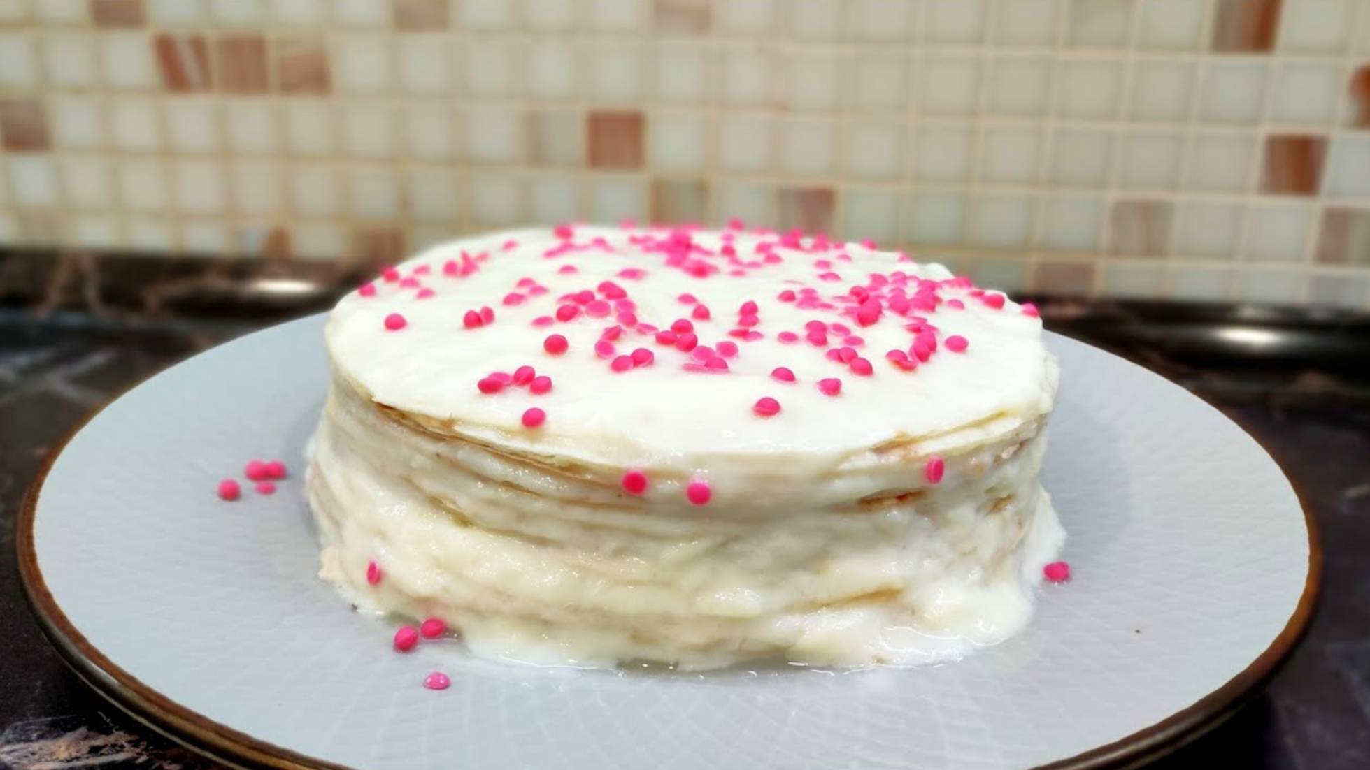 БЕЗ ДУХОВКИ. БЕЗ ЖАРКИ. БЕЗ ДРОЖЖЕЙ. Торт Наполеон без муки. Торт без выпечки. смотреть онлайн