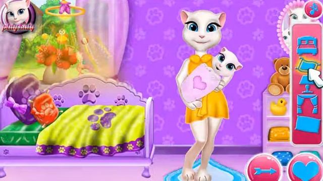 Говорящая Анжела Кроватка для малыша