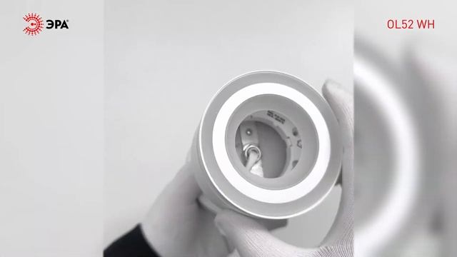Светильник настенно-потолочный спот ЭРА OL52 WH под лампу GX53 белый IP20 смотреть онлайн