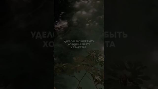 Уделом может быть не только богатство