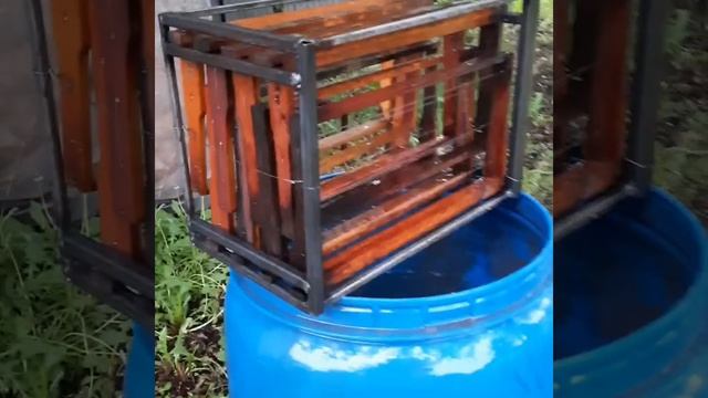 Дезинфекция и чистка рамок бастро и легко.