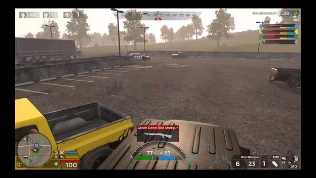 H1Z1:Договорняк:3 Русских склада. Стреляй любого у кого желтые штаны XD