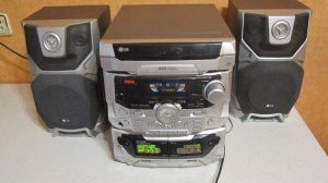Музыкальный центр LG FFH-315AX 
с колонками FE-315E. 6 Ом. 60 Ватт. 60-20000Гц