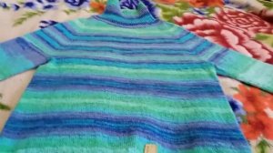 Женский свитер из пряжи ALIZE ANGORA COLD размер 50-52.