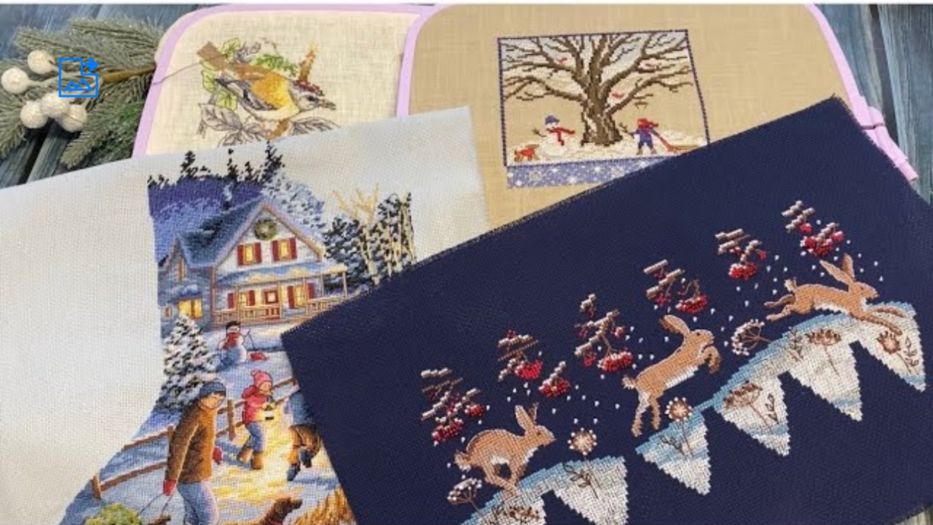 Вышивка крестом/“Зайцы-побегайцы”от Марьи Искусницы/Процессы.2024 год смотреть онлайн