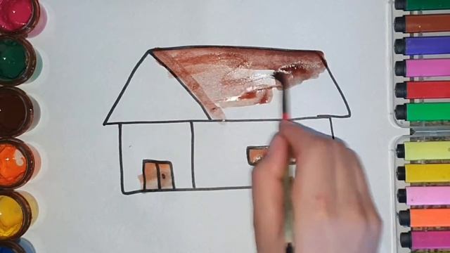 Bolalar uchun oson uy rasim chizish | Легкий домашний рисунок для детей | Easy home drawing смотреть онлайн