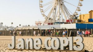 Santa Monica State Beach . Пляж Санта Моника . Лос Анджелес . США