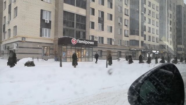 Тамбов, 1-й Школный проезд 3 вечерний трафик. смотреть онлайн