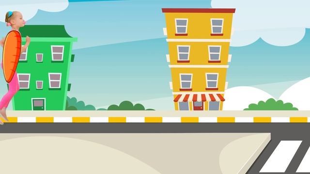 Ловим овощи вместе! Веселая песенка про полезные овощи смотреть онлайн