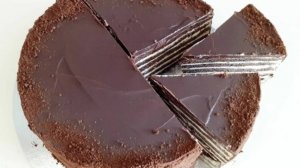 Торт Спартак с шоколадно медовыми коржами и сметанным кремом!