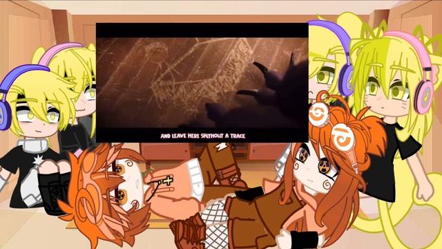 Мои персонажи реагируют на клип по Poppy Playtime „sleep Well“