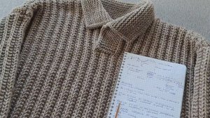 Вязание спицами| Мужской джемпер 56р| Резинка патронта?