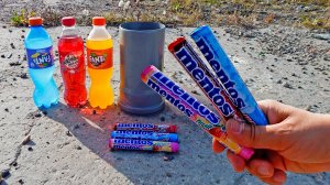 Эксперимент Фанта vs Ментос и Сода в трубе! Слоновья зубная паста! Experiment Fanta vs Mentos!