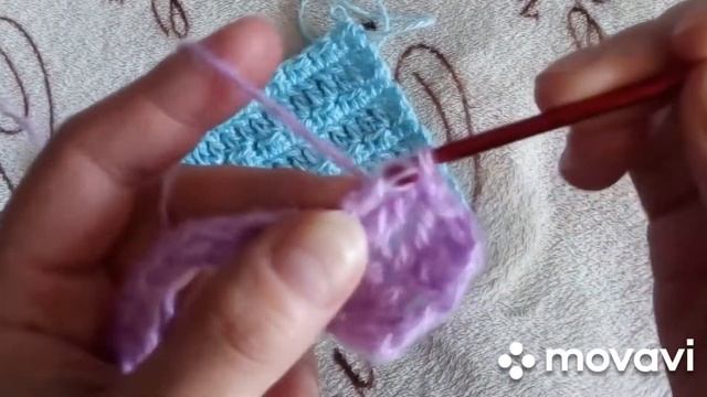 САМЫЙ ПРОСТОЙ И ЛЕГКИЙ УЗОР крючком ДЛЯ новичков#крючком вяжем#урокивязания#10HZ