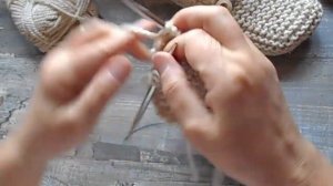 Вязаные тапочки двумя спицами #2024