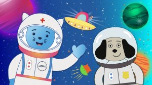 Помогать друг другу – важно | Космический Доктор Кот | Мультфильмы для детей