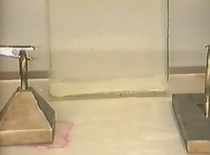 Физика. Опыты. Электричество и магнетизм. Электрический ток в жидкостях. Движение ионов