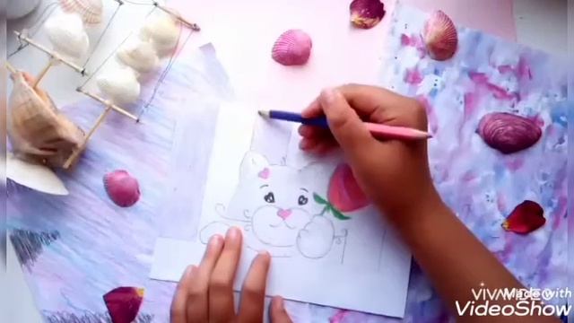 Рисуем фон для кота часть2 смотреть онлайн