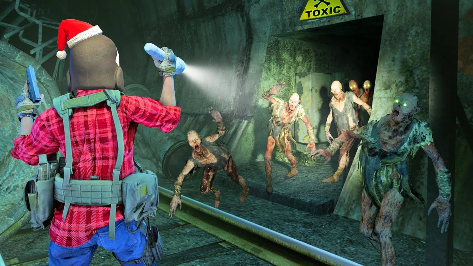 Нашел заброшенный бункер выживших ! толпа зомби напала на меня ! выживание в гта 5 ! смотреть онлайн