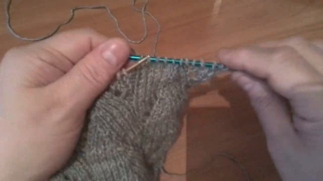 АЖУРНЫЙ ЛЁГКИЙ УЗОР ЛИСТИКИ! Вяжем спицами смотреть онлайн