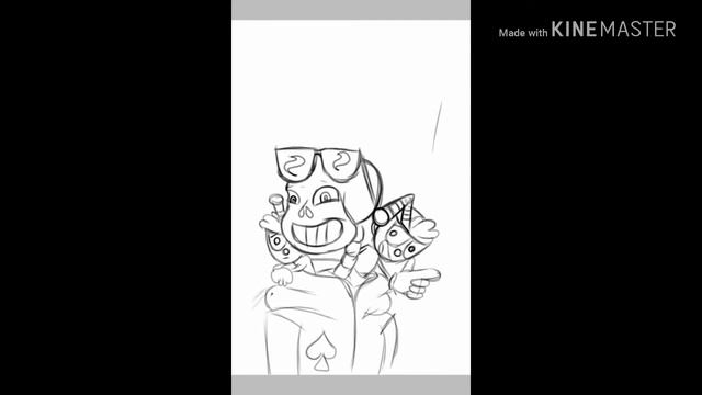Санс , Кархед и Магмен в Ibic Paint X