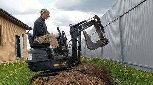 Мини экскаватор 29575 копаем и закапываем