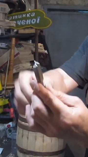 Деревяная бочка своими руками. Фреза для обработки ут? смотреть онлайн