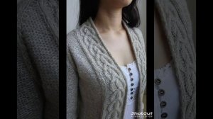 кардиганы и кофты вязаные спицами.