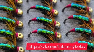 Изготовление мушки для ловли хариуса "навозная"