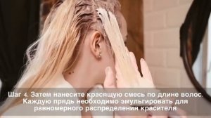 Мастер-класс. Тонирование осветленных волос красителем.