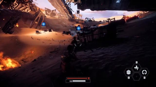 "Битва при Джакку" | Помощь повстанцем | Star Wars Battlefront 2 #11 смотреть онлайн