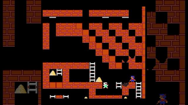 Lode Runner 2 | Уровень 1. Игра на Денди, NES смотреть онлайн