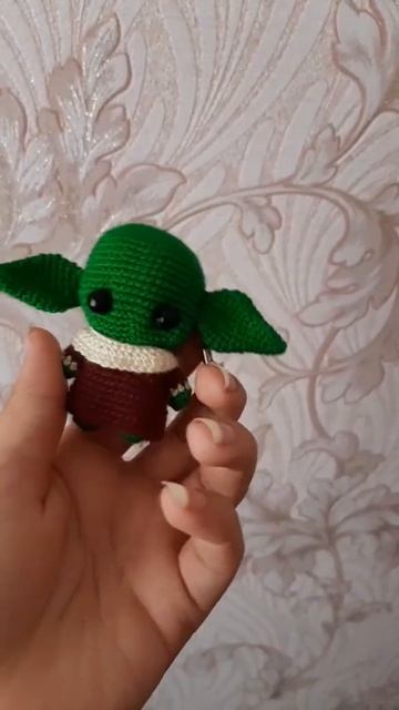 Беби Йода крючком, миленько😊 смотреть онлайн