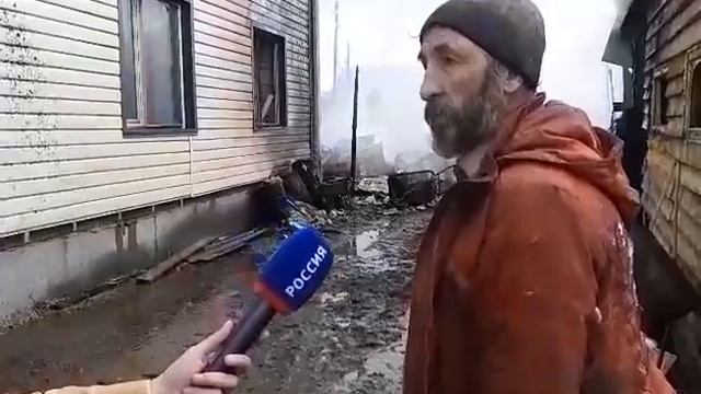 Местный житель Владимир прокомментировал ситуацию с места события. смотреть онлайн