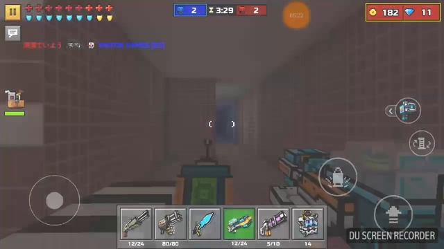 Играем в PIXEL GUN 3D(Обзор пушки "Крейсер мини-пришельцев" смотреть онлайн